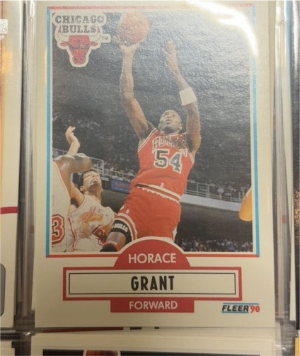 1990-91 Fleer #24 Horace Grant — front