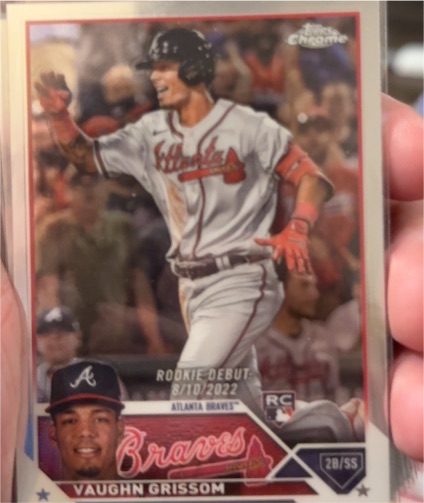 2023 Topps Chrome Update #USC127 Vaughn Grissom — front