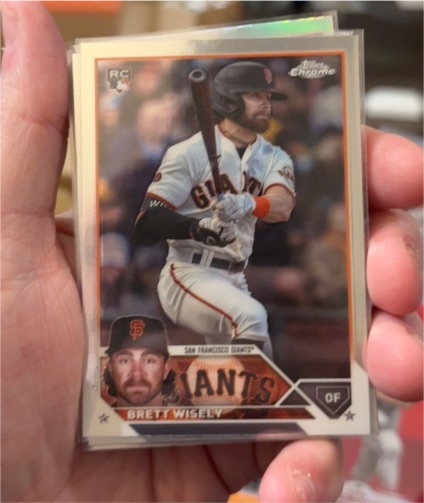 2023 Topps Chrome Update #USC214 Brett Wisely — front