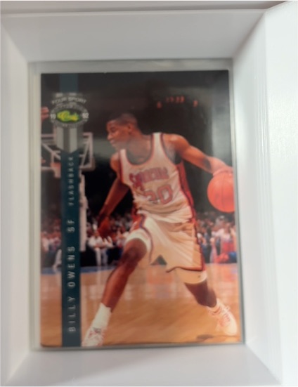 1992 Classic Four Sport #311 Billy Owens RC Rookie Syracuse Orangemen — front
