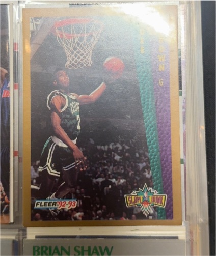 1992-93 Fleer Slam Dunk #281 Dee Brown — front