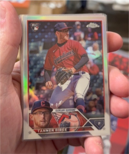 2023 Topps Chrome Update #USC114 Tanner Bibee — front