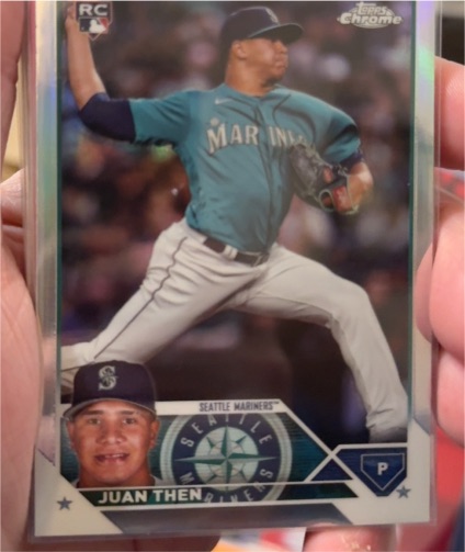 2023 Topps Chrome Update #USC107 Juan Then — front