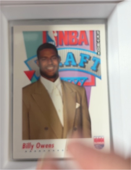 1991-92 Skybox #515 Billy Owens — front