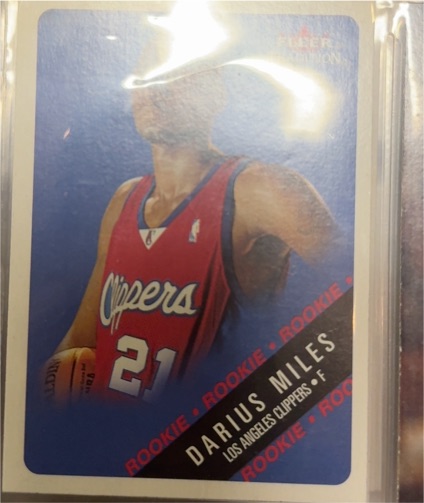 2000-01 Fleer Tradition #233 Darius Miles — front
