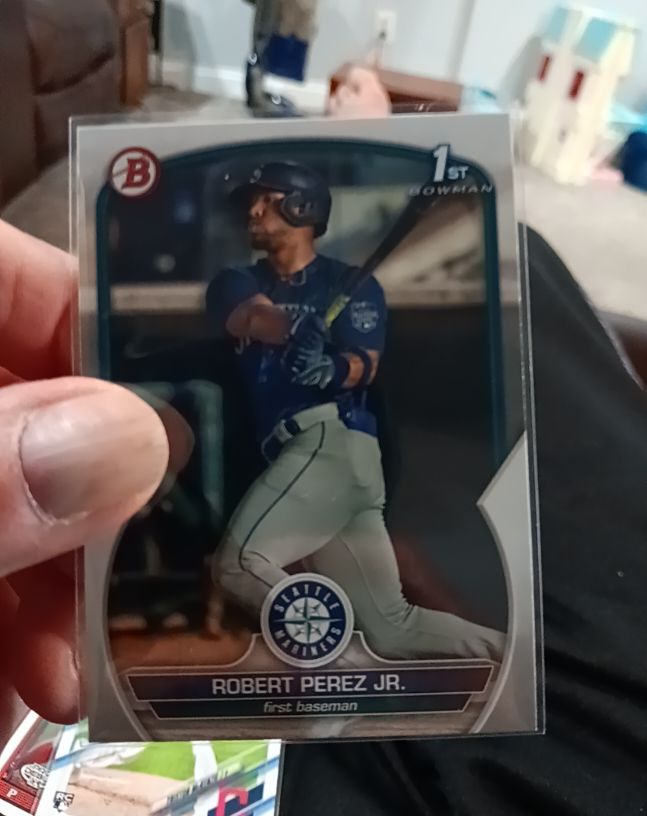 2023 Bowman Chrome Prospects #BCP-124 Robert Perez Jr. — front