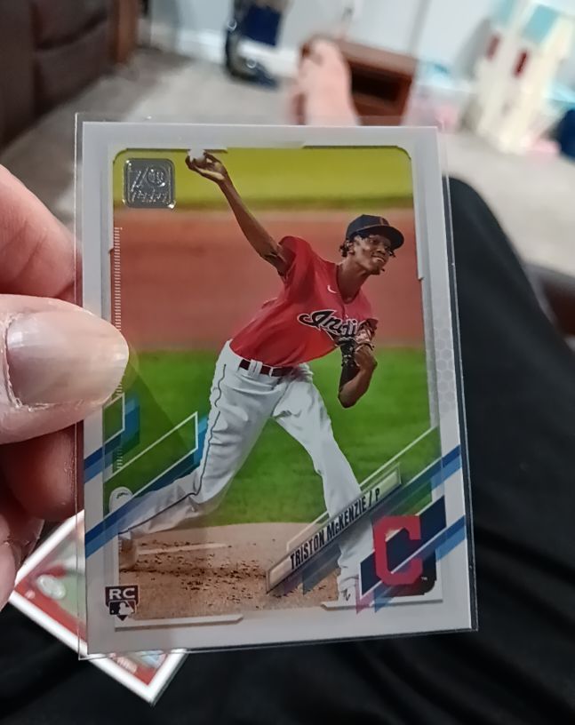 2021 Topps #319 Triston McKenzie Rookie Card — front