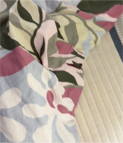 Pottery Barn Floral Duvet Cover — front