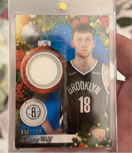 2025-26 Topps Holiday #PR-DO Danny Wolf — front