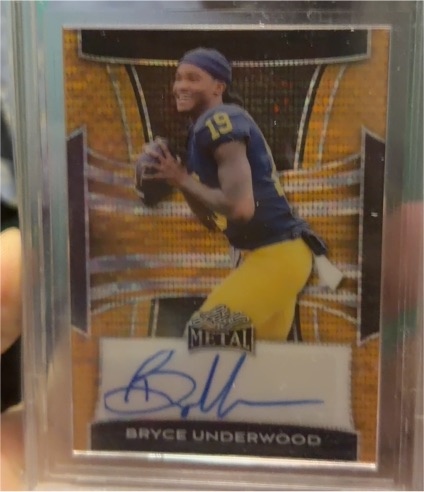 2025 Leaf Metal #BABU1 Bryce Underwood — front