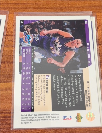 1993-94 Upper Deck Collector's Choice #209 Greg Ostertag — front