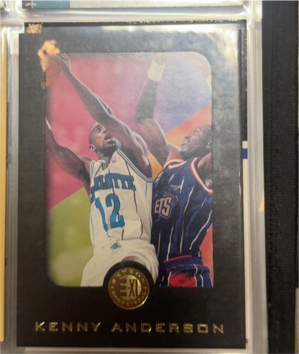 1995-96 SkyBox E-XL #7 Kenny Anderson — front