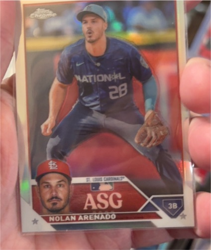 2023 Topps Chrome Update #ASGC-29 Nolan Arenado 2023 All-Star Game — front