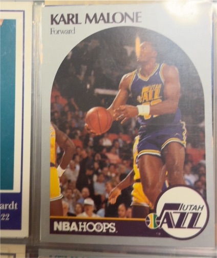1990 NBA Hoops #292 Karl Malone — front