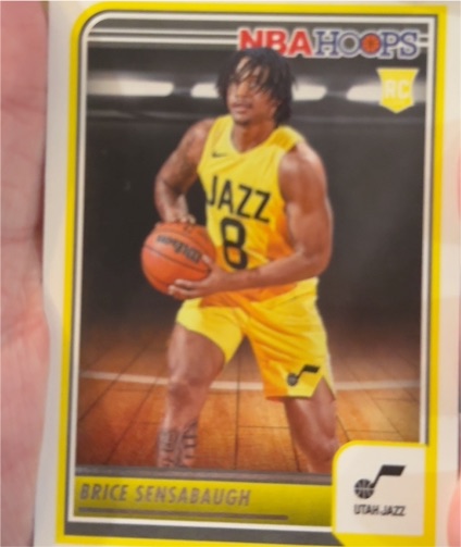 2023-24 Panini NBA Hoops #234 Brice Sensabaugh Rookie Card — front