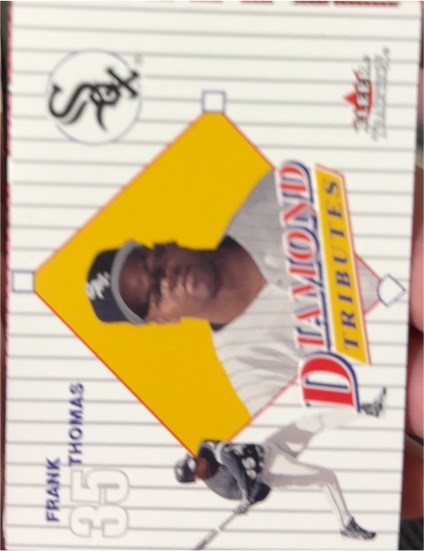 2001 Fleer Tradition Diamond Tributes #28DT Frank Thomas — front
