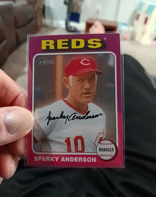 2024 Topps Heritage #111 Sparky Anderson — front