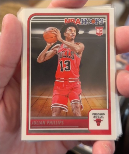 2023-24 Panini NBA Hoops #256 Julian Phillips — front