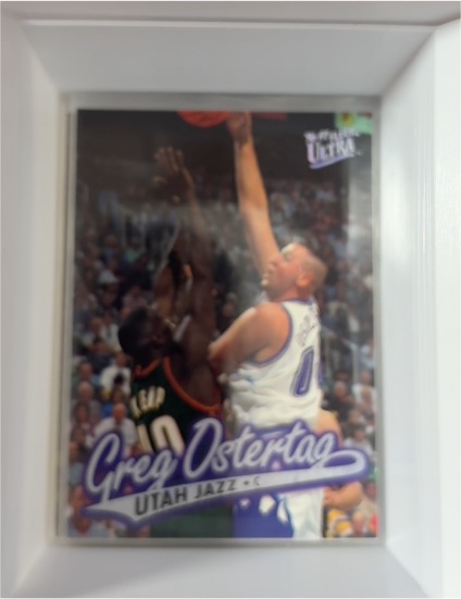 1996-97 Fleer Ultra #254 Greg Ostertag Utah Jazz — front