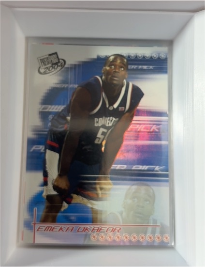 2004 Press Pass Power Pick #34 Emeka Okafor — front