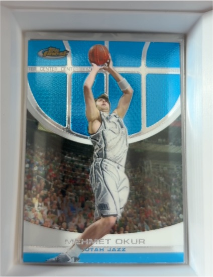2005-06 Topps Finest #23 Mehmet Okur — front