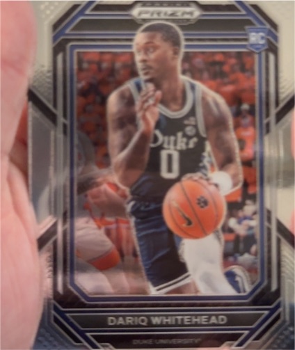 2023 Panini Prizm Draft Picks #25 Dariq Whitehead — front