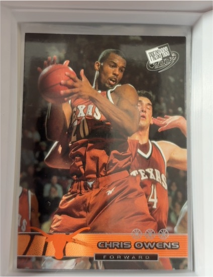 2002 Press Pass #19 Chris Owens — front