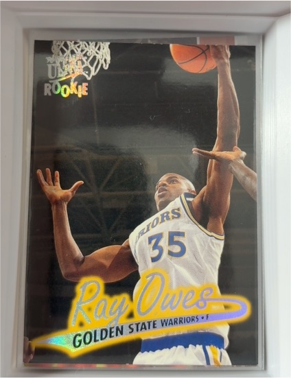 1996-97 Fleer Ultra #186 Ray Owes Rookie Golden State Warriors — front