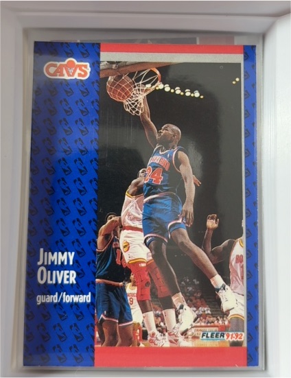 1991-92 Fleer #265 Jimmy Oliver — front