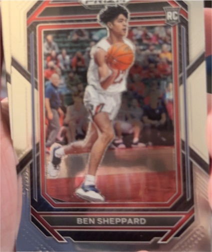 2023 Panini Prizm Draft Picks #34 Ben Sheppard — front