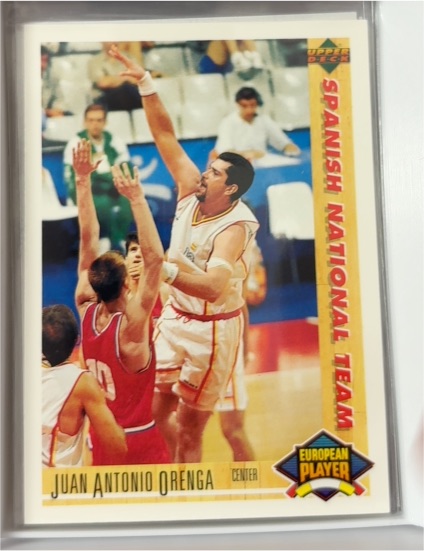 1991-92 Upper Deck International #122 Juan Antonio Orenga — front