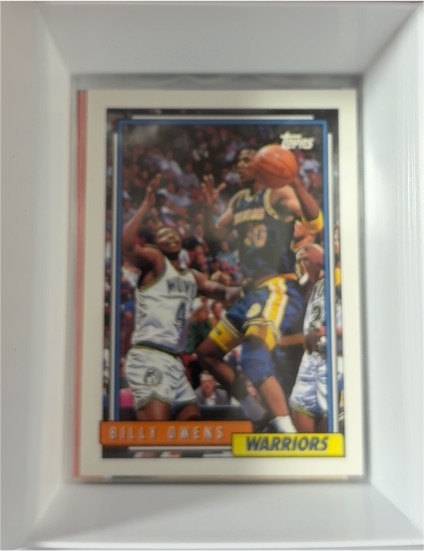 1992-93 Topps #129 Billy Owens Golden State Warriors — front