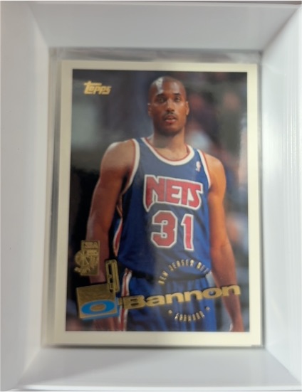 1995-96 Topps #188 Ed O'Bannon Rookie New Jersey Nets — front