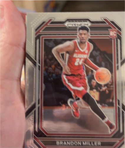 2023 Panini Prizm Draft Picks #63 Brandon Miller — front