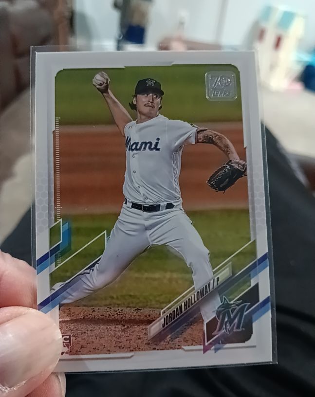 2021 Topps Update #US82 Jordan Holloway — front