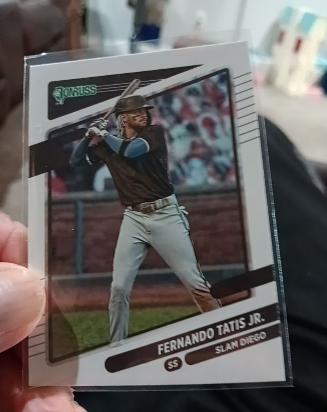 2021 Donruss #71 Fernando Tatis Jr. Slam Diego Variation San Diego Padres — front