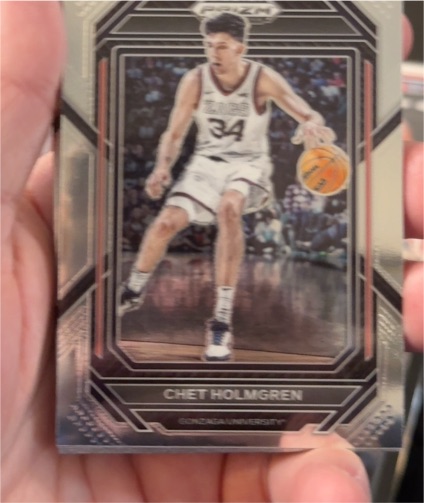 2023 Panini Prizm Draft Picks #76 Chet Holmgren Gonzaga Bulldogs — front