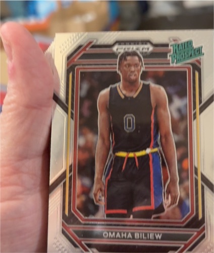 2023 Panini Prizm Draft Picks #1 Omaha Biliew — front