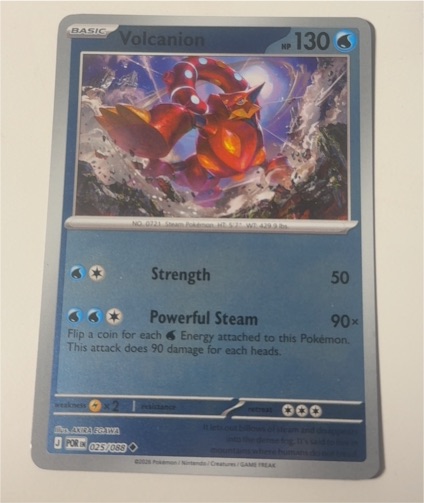 2026 Pokémon ME03: Perfect Order #025 Volcanion — front