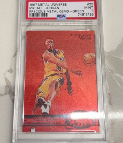 1997 Metal Universe #23 Michael Jordan Precious Metal Gems - Green — front