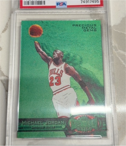 1997 Skybox Metal Universe #23 Michael Jordan — front