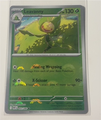 2025 Pokemon SV: White Flare #003 Leavanny — front
