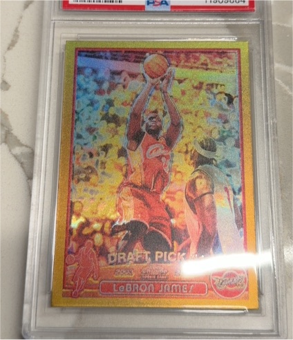 2005-06 Topps Chrome #102 LeBron James — front