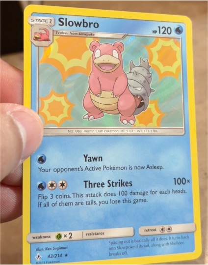 2019 Pokémon Sun & Moon Unbroken Bonds #43 Slowbro — front