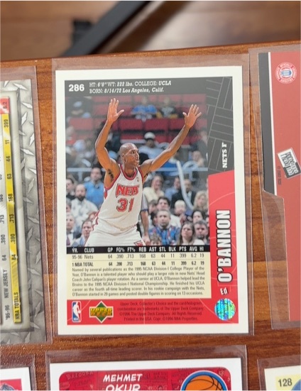 1995 Upper Deck #286 Ed O'Bannon — front