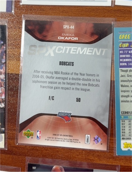 2003 Upper Deck SPX #SPX-44 Emeka Okafor — front