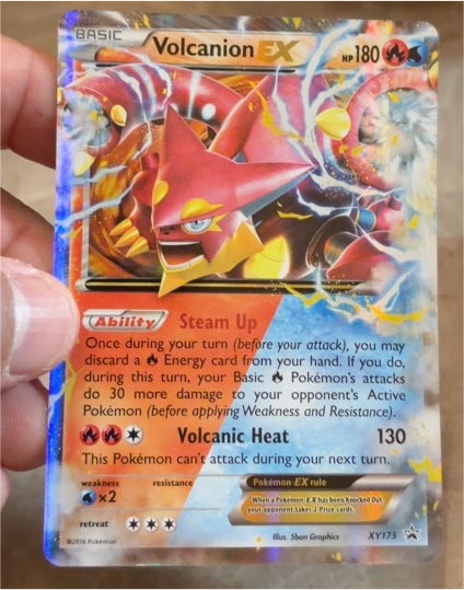 2016 Pokémon TCG XY Black Star Promo #XY173 Volcanion EX — front