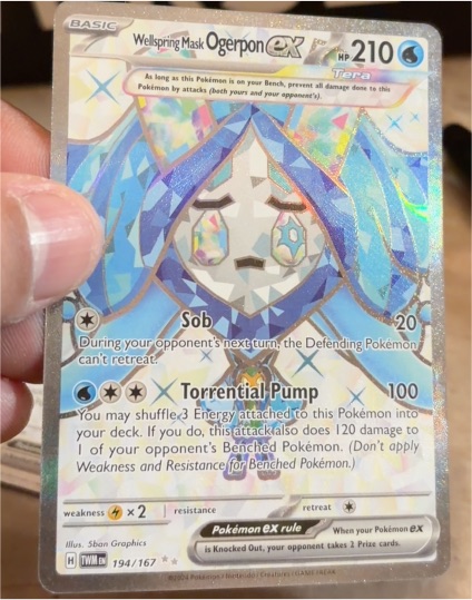 2024 Pokémon #194 Wellspring Mask Ogerpon ex — front