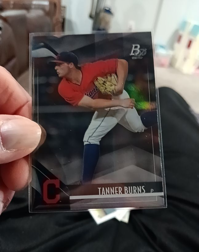2021 Bowman Platinum #TOP-50 Tanner Burns — front