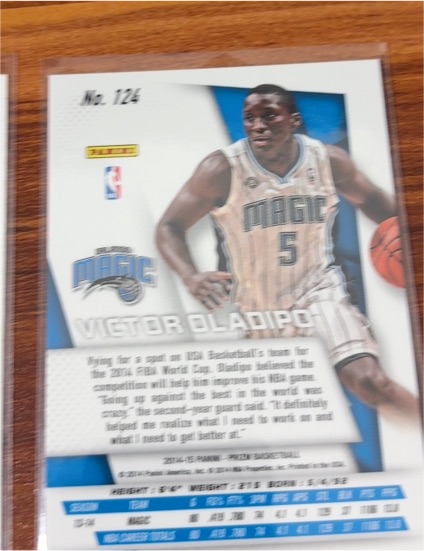 2014-15 Panini Prizm #124 Victor Oladipo — front